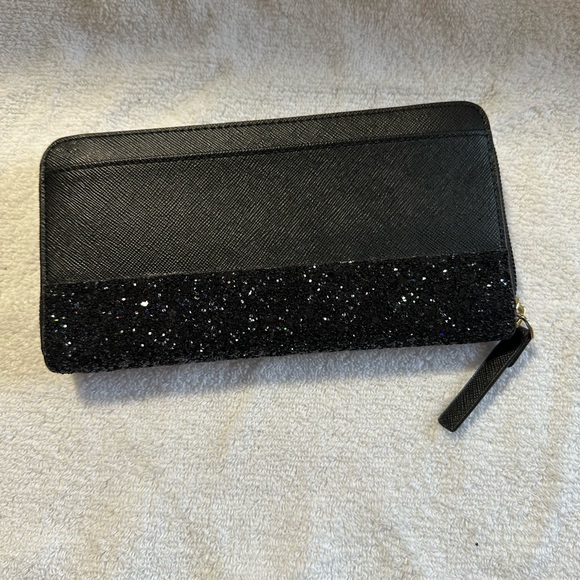 New AUTHENTIC Kate Spade New York Ina Greta court glitter wallet - Picture 3 of 10